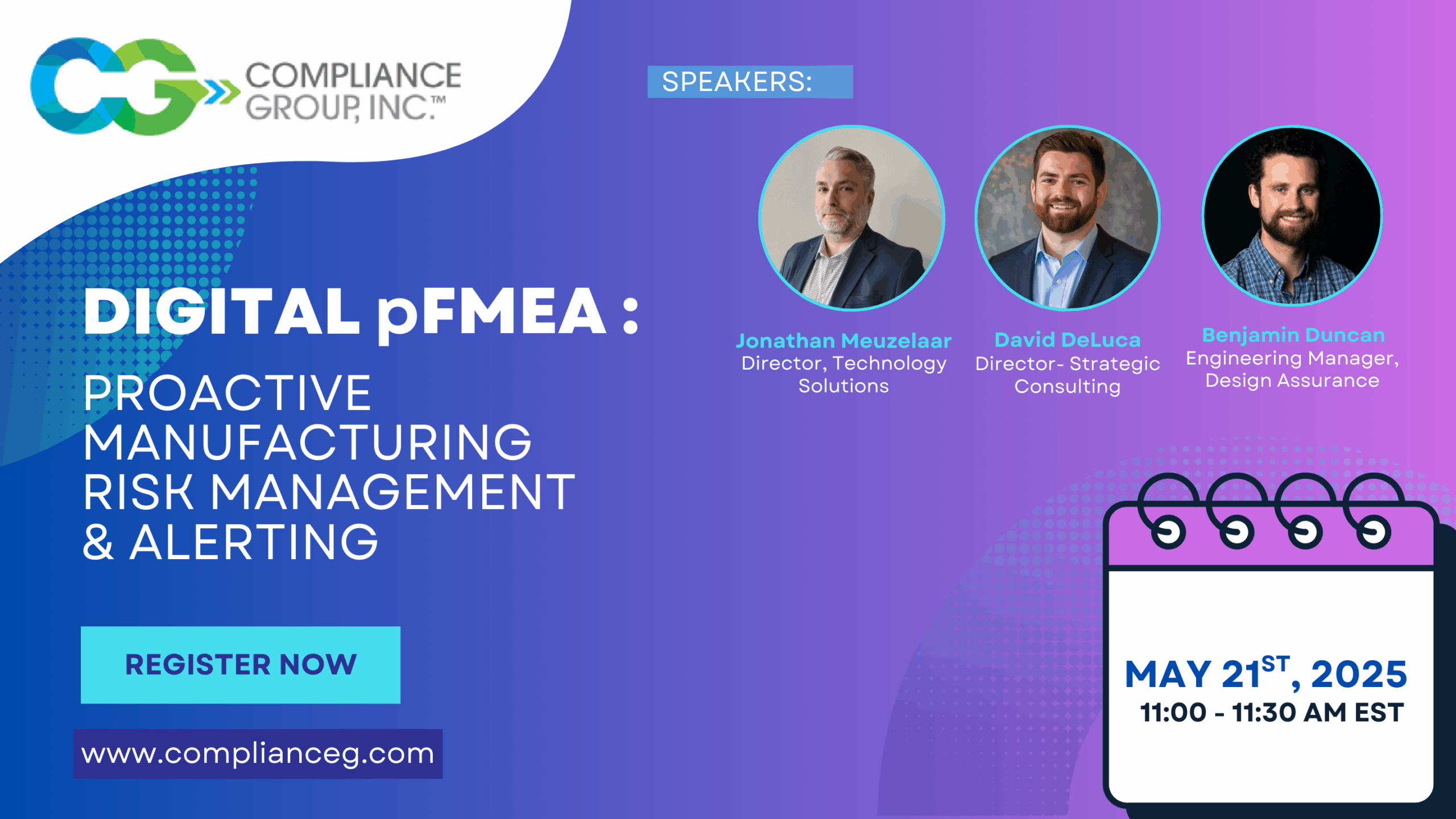 Set H1 to: Digital pFMEA: Proactive Risk Management Webinar